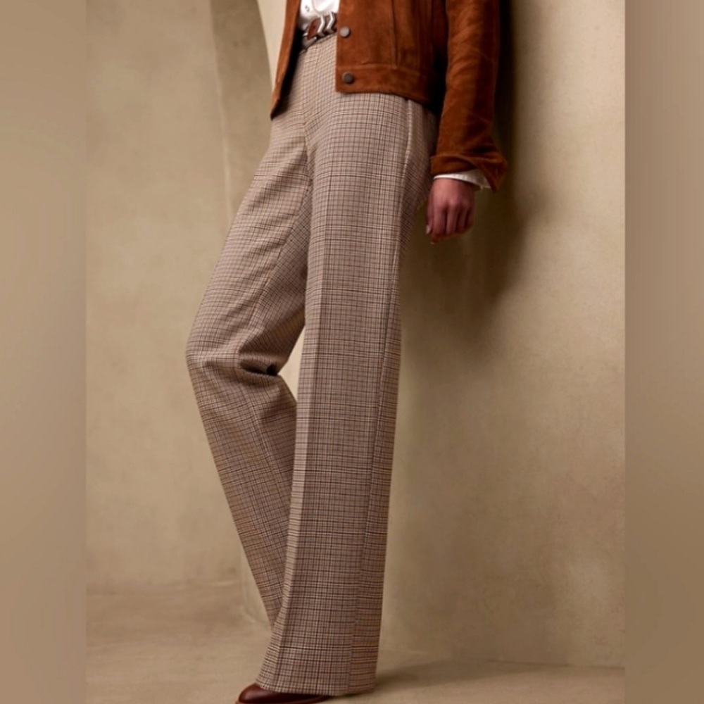NWT Banana Republic Wool Pants Micro Houndstooth Size 4 BUNDLE & Make an OFFER!